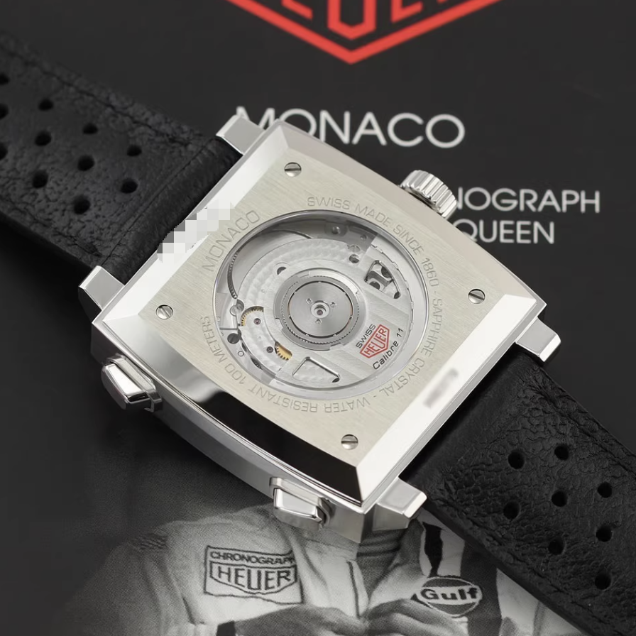 2025 Like New TAG Heuer - CAW211P.FC6356 Monaco Calibre 11 Steve McQueen