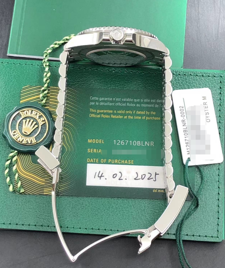 2025 Unworn Rolex - 126710BLNR-0002 GMT-Master II Stainless Steel / BLNR / Jubilee