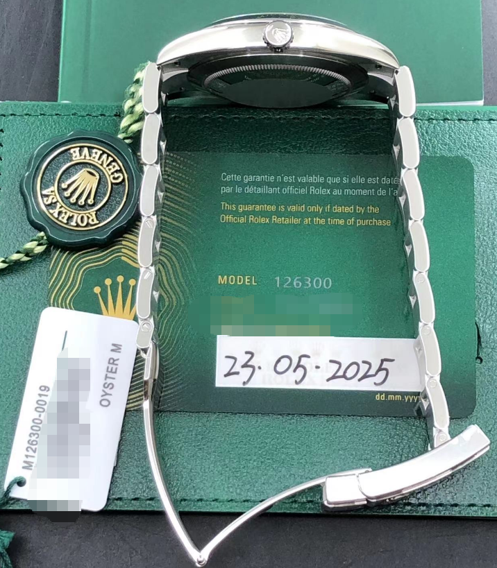 2025 Brand New Rolex - 126300-0019 Datejust 41 Stainless Steel Smooth / Jubilee / Oyster