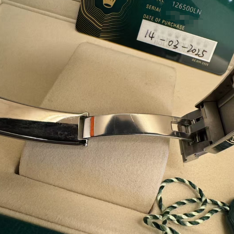 2025 Like New Rolex - 126500LN-0001 Cosmograph Daytona Stainless Steel - Cerachrom / White / Oyster