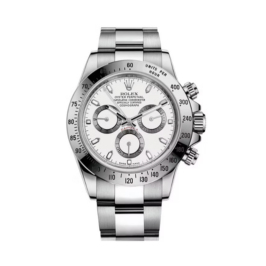 2016 Pre-owned Rolex - 116520-0016 Cosmograph Daytona Steel / White