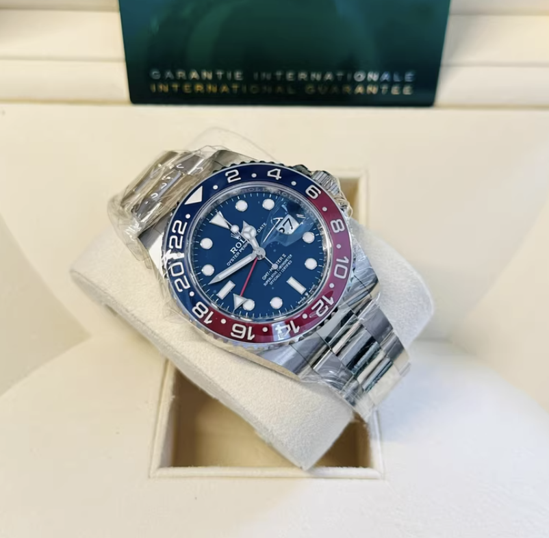 2022 New Rolex - 126719BLRO-0003 GMT-Master II White Gold / BLRO / Blue