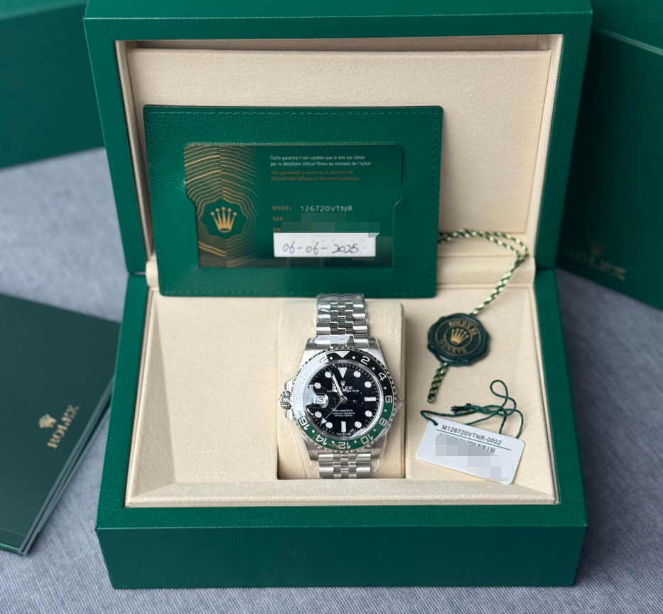 2025 Brand New Rolex - 126720VTNR-0002 GMT-Master II Stainless Steel / VTNR / Jubilee