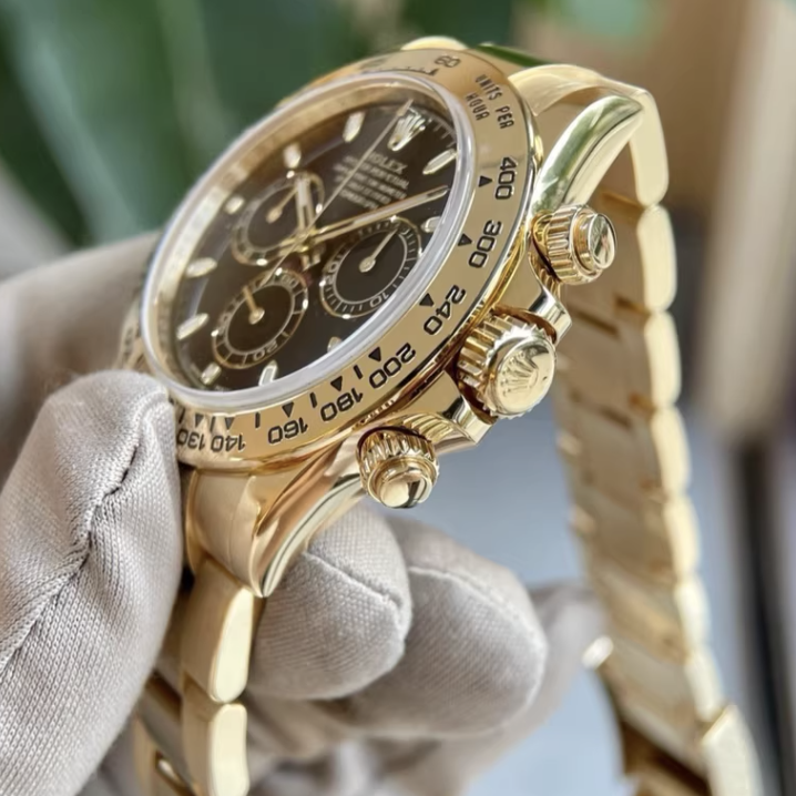 2022 Pre-owned Rolex - 116508-0004 Cosmograph Daytona Yellow Gold / Black