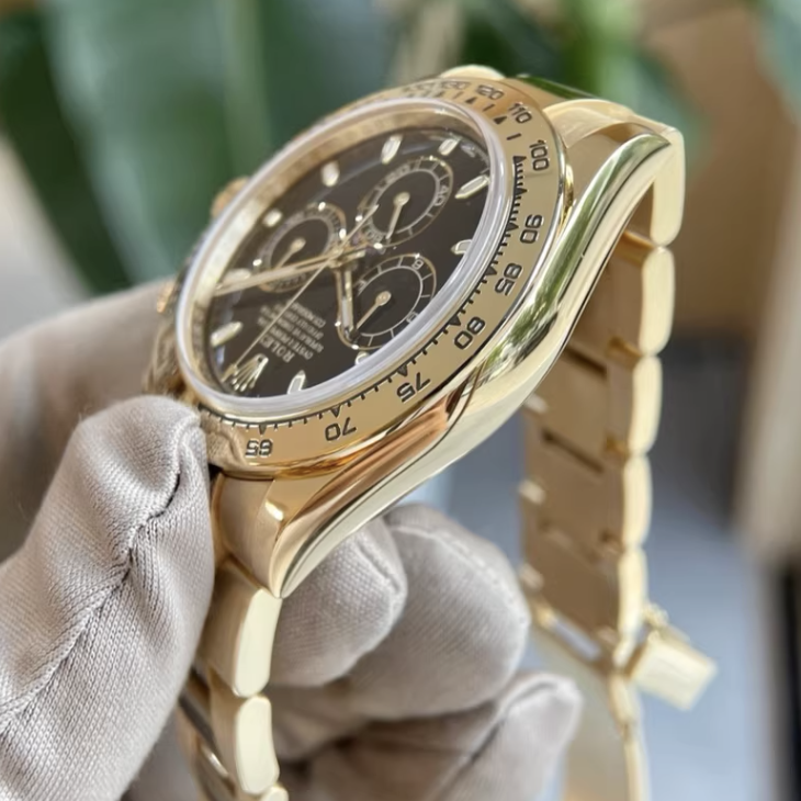 2022 Pre-owned Rolex - 116508-0004 Cosmograph Daytona Yellow Gold / Black