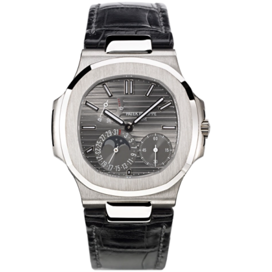 2022 Pre-owned Patek Philippe - 5712G-001 Nautilus 5712 White Gold / Grey