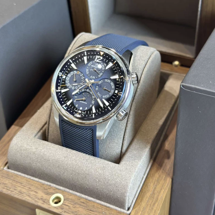 2023 Like New Jaeger-LeCoultre - Q9088180 Polaris Perpetual Calendar Stainless Steel / Blue / Bracelet