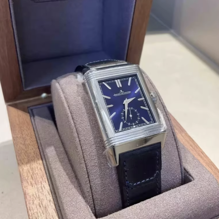 2025 New Jaeger-LeCoultre - 3988482 Reverso Tribute Duoface Stainless Steel / Blue / Fagliano
