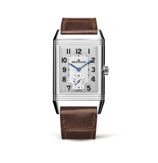 2025 New Jaeger-LeCoultre - 3848422 Reverso Classic Large Duoface Small Seconds Stainless Steel / Silver / Fagliano